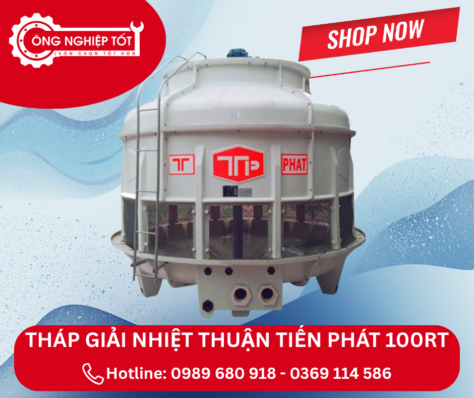 Địa chỉ mua tháp giải nhiệt Thuận Tiến Phát 100RT chính hãng, giá tốt